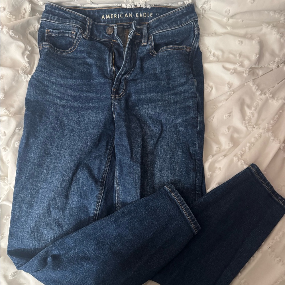 American Eagle Outfitters Dark Blue Skinny Jeans